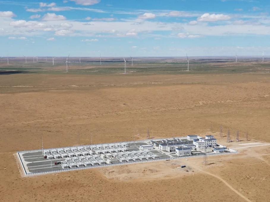 The world's first 100 MWh-class digital energy storage power station passes demonstration acceptance in N China's Inner Mongolia
